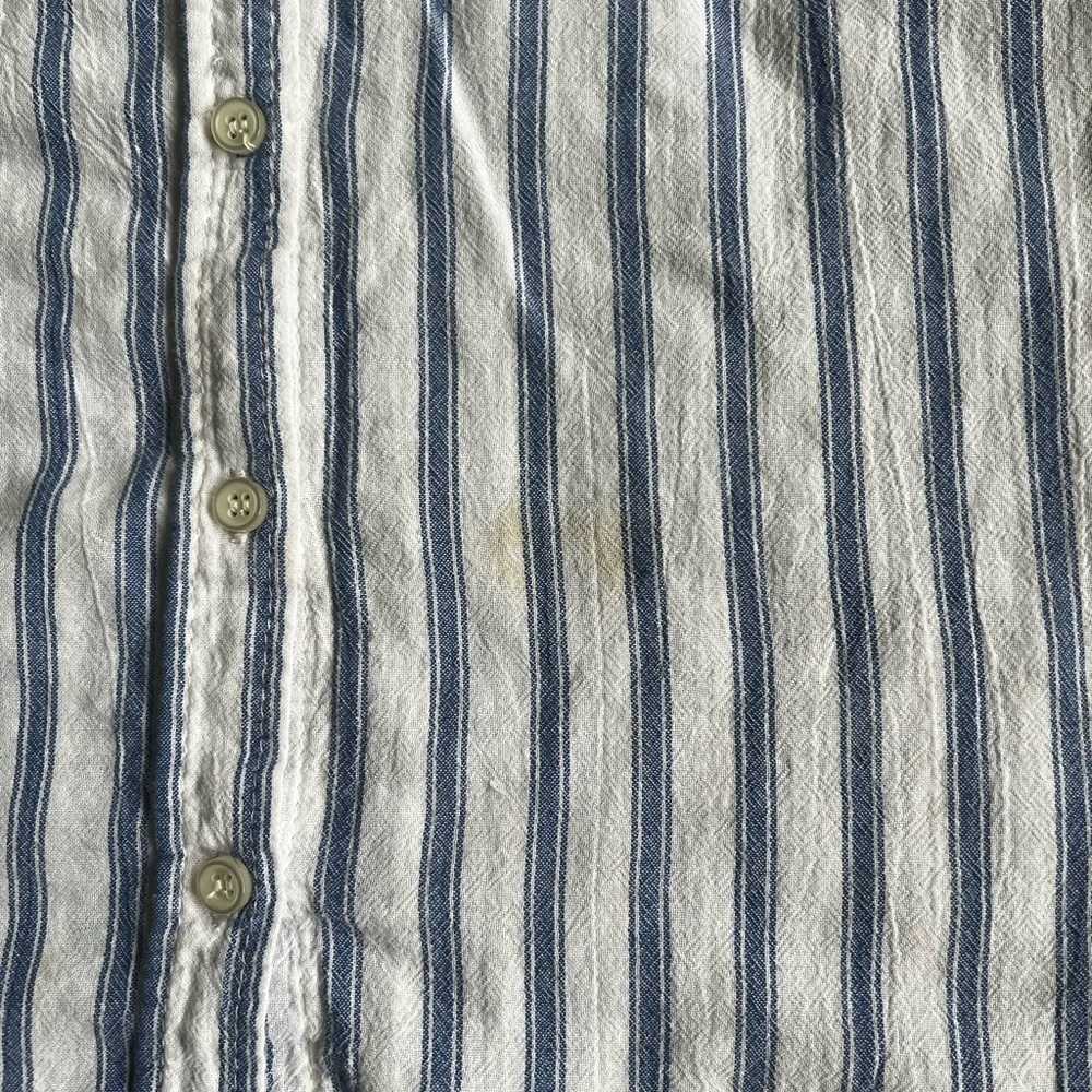 Ci Sono Blue and White Striped Casual Shirt - Picture 5 of 7